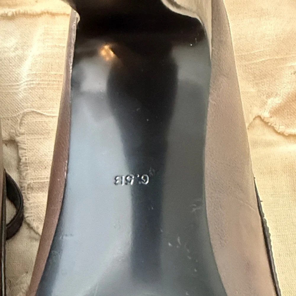 Lauren Ralph Lauren Black and Brown‎ Heels- worn once- excellent condition